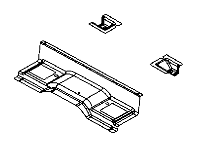 Mopar 5067952AD CROSSMEMBER-Rear Floor