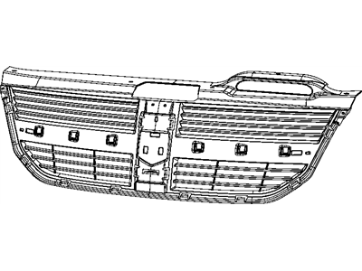 Dodge Journey Grille - 1BG84SZ0AE