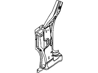 Mopar 5140599AA Pillar-Front Hinge