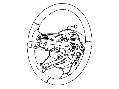 Jeep Commander Steering Wheel - 5JZ05ZJ8AD