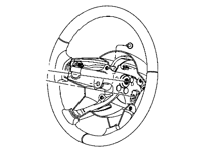 2006 Jeep Commander Steering Wheel - 5JZ04ZJ8AB