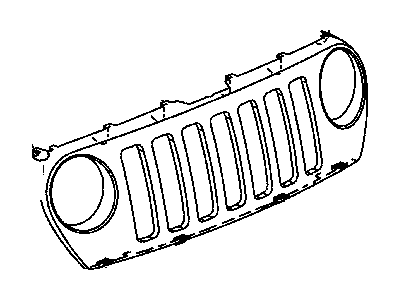 Mopar 5JJ86EGJAE Grille-Radiator