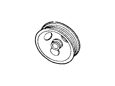 Mopar 53010258AB Pulley-Power Steering Pump