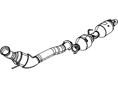 2008 Dodge Ram 2500 Catalytic Converter - 68035059AA