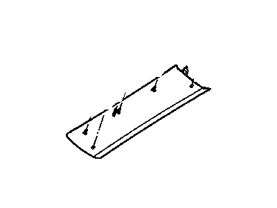 Mopar 5HN30BDXAC Panel-Rear Header