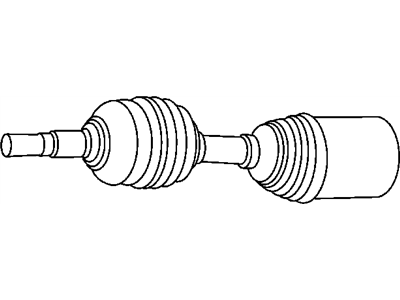 2002 Jeep Liberty Axle Shaft - 5066022AA