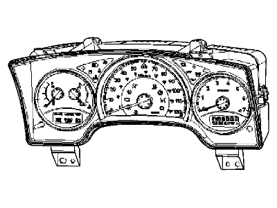 Mopar 68039980AE Cluster-Instrument Panel