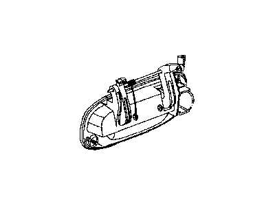 Mopar 55257434AA Handle-Exterior Door