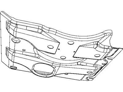 Mopar 52129290AC Support-Front Belly Pan