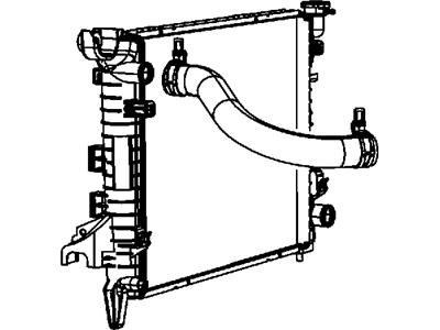 Ram 2500 Radiator - 55057090AB