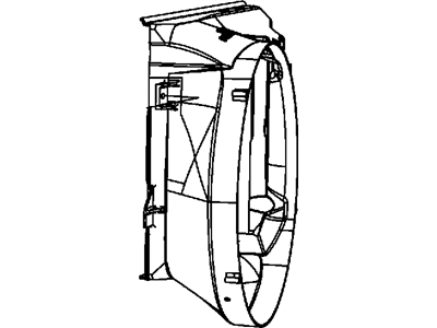 Mopar 55056862AB SHROUD-Fan