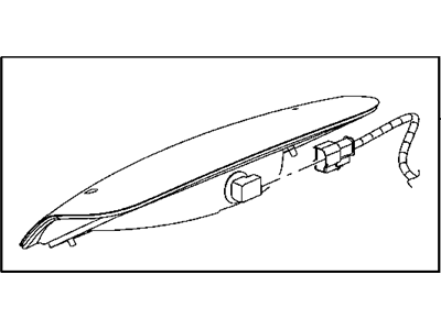 Mopar 55077425AB Lamp-High Mounted Stop