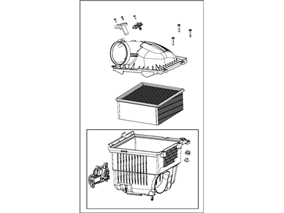 Mopar 68137142AC Air Clean