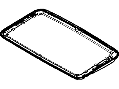 Mopar 5139932AA Glass-SUNROOF