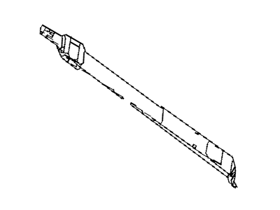 Mopar 5GW301D1AA Tip Half Seat Belt