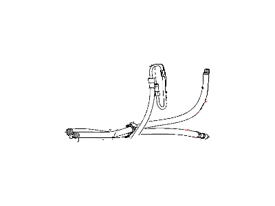 2010 Dodge Ram 1500 Power Steering Hose - 52855853AG