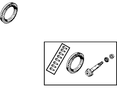 Mopar 5102024AA Gear Kit-Ring And PINION