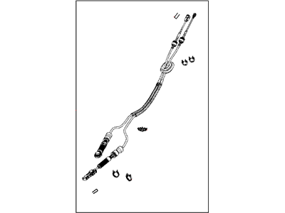 Mopar 5106161AC Transmission Gearshift Control Cable