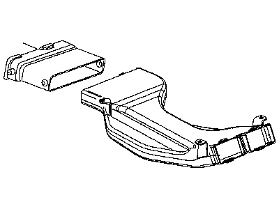 Mopar 55056572AA Duct-Tunnel Floor