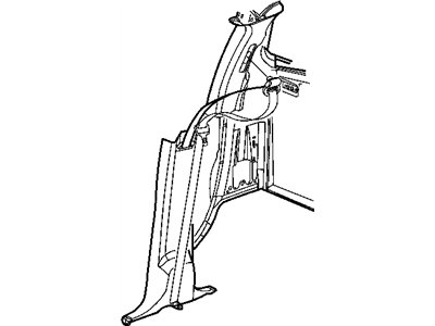 Mopar 5GY68XDVAC Panel-B Pillar