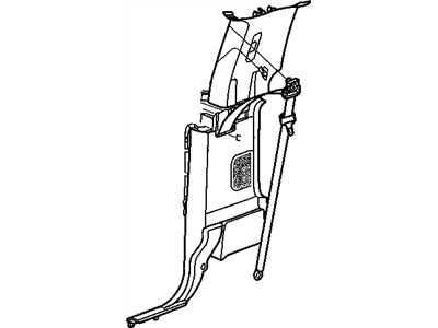 Mopar 5HA59WL5AC Panel-B Pillar