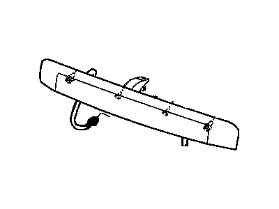 Mopar 68001368AA Wiring-License Lamp