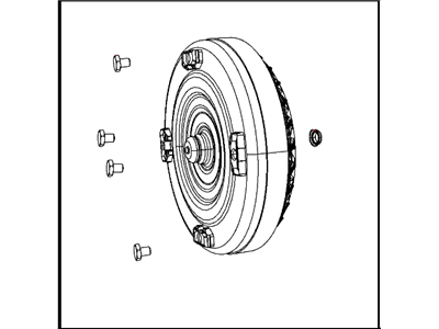 2010 Chrysler Town & Country Torque Converter - 68039261AC