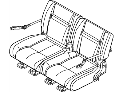 Mopar 5139499AA Frame-Rear Seat Back