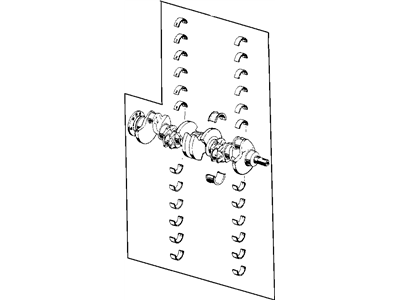 2004 Jeep Wrangler Crankshaft - 4864726AB