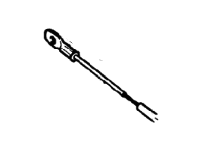 Jeep Comanche Accelerator Cable - 53000038