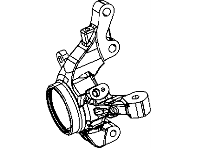 Mopar 5085703AK Front Knuckle And Hub