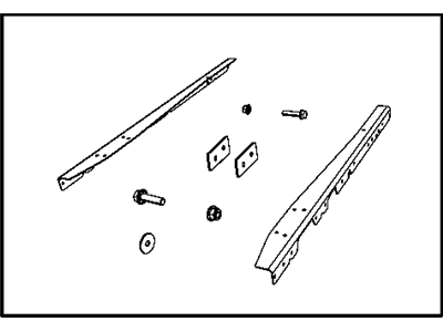 Mopar 68050142AA Reinforce-Rear Frame Rails