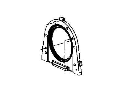 Mopar 68024410AA RETAINER-CRANKSHAFT Rear Oil Seal