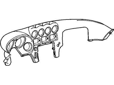 Mopar LB39JX8AG Instrument Panel-Instrument Panel