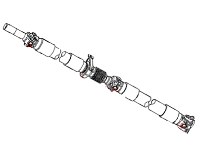 2006 Dodge Ram 2500 Drive Shaft - 52123100AA