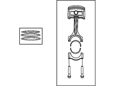 Mopar 5191335AA Piston-B-Size