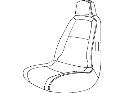 Mopar XL061L5AA HEADREST-Front