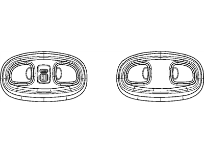 2006 Chrysler Pacifica Dome Light - XZ551L2AA