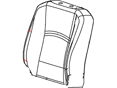 Mopar 5LG21JERAA Front Seat Back Cover