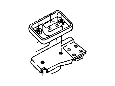 1987 Jeep J20 Engine Mount Bracket - 52002337