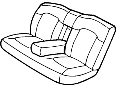 Mopar ZA641T5AA Rear Seat Armrest