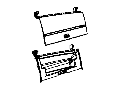 Mopar 1GZ111DVAC Glove Box-Instrument Panel