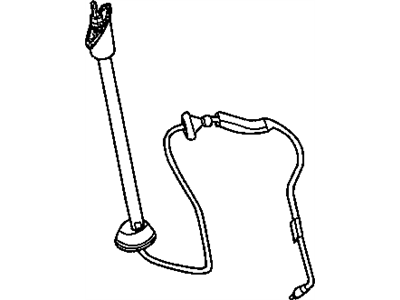 Mopar 4671904AB Antenna-Base Cable And Bracket