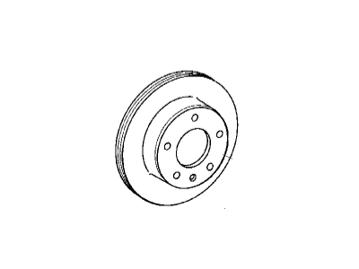 2005 Dodge Sprinter 2500 Brake Disc - V5013602AA