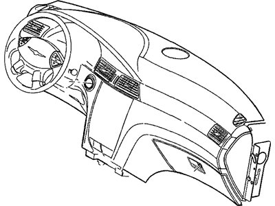 Mopar 1BJ051ZAAA Bezel-Instrument Cluster