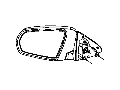 Mopar 68185304AA Glass-Mirror Replacement