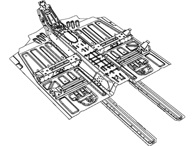 Mopar 68082295AB REINFMNT-Floor Pan