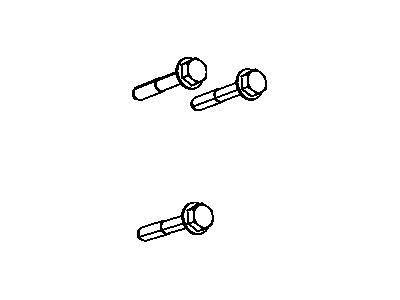 Mopar 68001496AA Bolt-HEXAGON Head