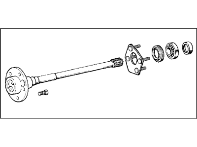 Mopar 5012851AA Axle Shaft Rear Left