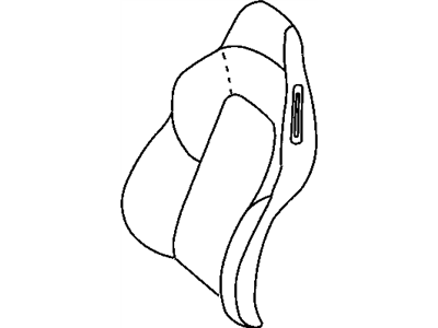 Mopar YQ75XDVAA Front Seat Back Cover